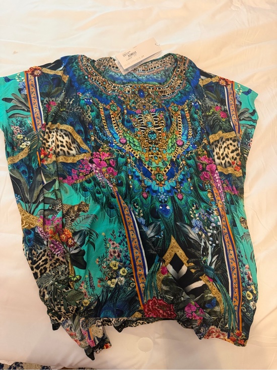 Camilla Tops - Camilla animal alchemy print blouse